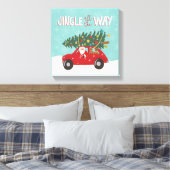 Toile Jingle Tout Le Chemin | Père Noël Car (Insitu(Chambre))