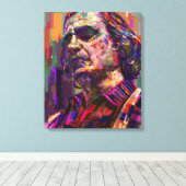 Toile Joaquin phoenix (Insitu (Plancher de Bois))