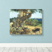 Toile Joaquin Sorolla - Le Carob Tree (Insitu (Plancher de Bois))