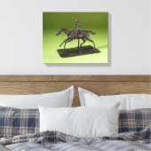 Toile Jockey on a horse (Insitu(Chambre))