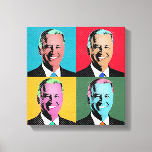 Toile Joe Biden Pop Art Peinture