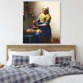 Toile Johannes Vermeer - La Milkmaid (Insitu(Chambre))