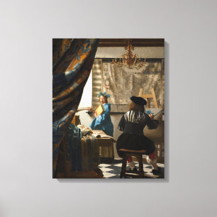 Toile Johannes Vermeer - L'allégorie de la peinture