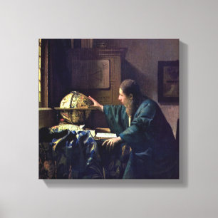 Toile Johannes Vermeer - L'Astronome