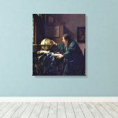 Toile Johannes Vermeer - L'astronome (Insitu (Plancher de Bois))