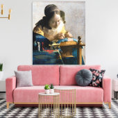 Toile Johannes Vermeer - Le Lacemaker (Insitu(Salon))