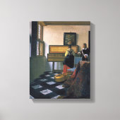 Toile Johannes Vermeer, van Delft, La leçon de musique (Recto)