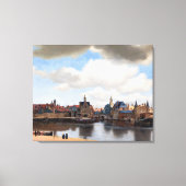 Toile Johannes Vermeer - Vue de Delft (Recto)