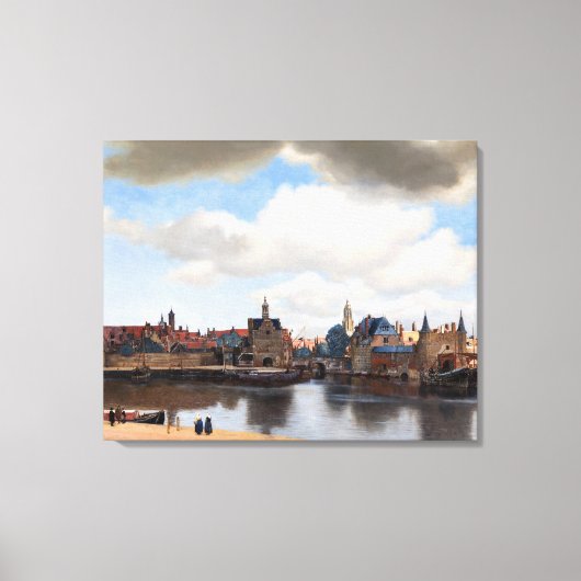 Toile Johannes Vermeer - Vue de Delft (Recto)