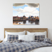 Toile Johannes Vermeer - Vue de Delft (Insitu(Chambre))