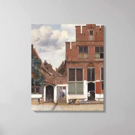 Toile Johannes Vermeer, Vue Des Maisons À Delft (Recto)