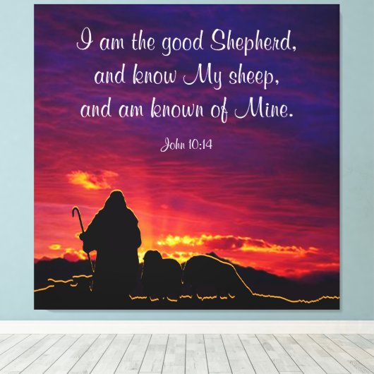 Toile John 10:14 (Insitu (Plancher de Bois))