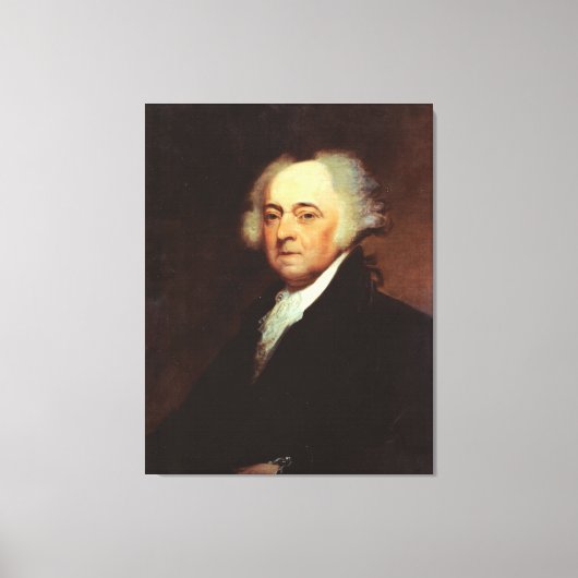 Toile JOHN ADAMS Portrait par Asher B. Durand Imprimer (Recto)
