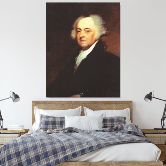 Toile JOHN ADAMS Portrait par Asher B. Durand Imprimer (Insitu(Chambre))
