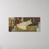 Toile John Atkinson Grimshaw - A Lady in a Classical (Recto)