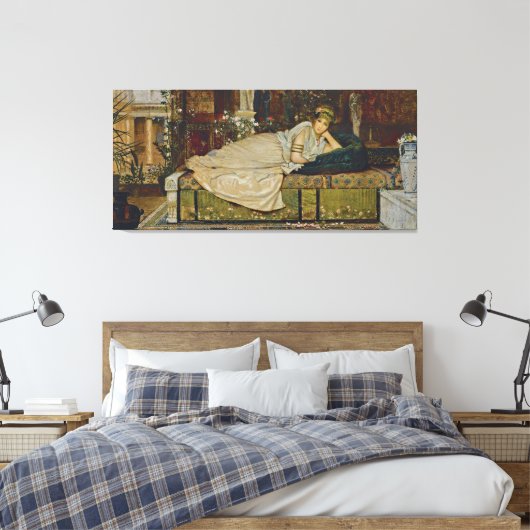 Toile John Atkinson Grimshaw - A Lady in a Classical (Insitu(Chambre))