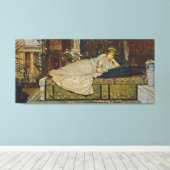 Toile John Atkinson Grimshaw - A Lady in a Classical (Insitu (Plancher de Bois))