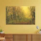 Toile John Atkinson Grimshaw - Dans la lueur dorée (Insitu(Salon))