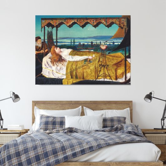 Toile John Atkinson Grimshaw - Elaine  (Insitu(Chambre))