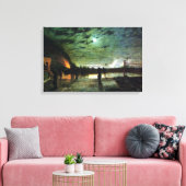 Toile John Atkinson Grimshaw En Peril (Insitu(Salon))