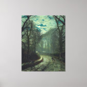 Toile John Atkinson Grimshaw - En rentrant chez soi (Recto)