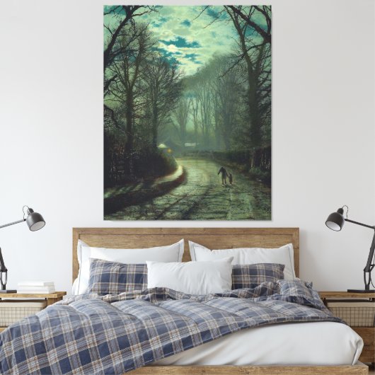 Toile John Atkinson Grimshaw - En rentrant chez soi (Insitu(Chambre))