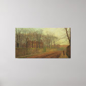 Toile John Atkinson Grimshaw - La colonie de freux (Recto)