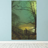 Toile John Atkinson Grimshaw - Lac de Roundhay Park (Insitu (Plancher de Bois))