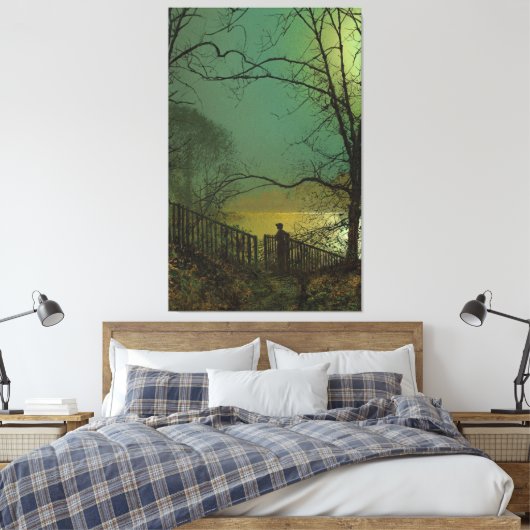 Toile John Atkinson Grimshaw - Lac de Roundhay Park (Insitu(Chambre))