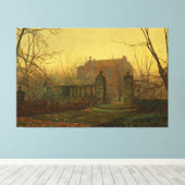 Toile John Atkinson Grimshaw - Matin d'automne (Insitu (Plancher de Bois))