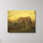 Toile John Atkinson Grimshaw - Matin d'automne (Recto)