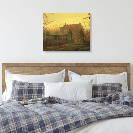 Toile John Atkinson Grimshaw - Matin d'automne (Insitu(Chambre))