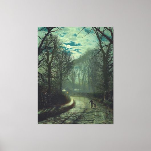 Toile John Atkinson Grimshaw - Nearing home  (Recto)