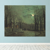 Toile John Atkinson Grimshaw - November Moonlight  (Insitu (Plancher de Bois))