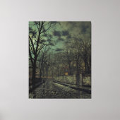 Toile John Atkinson Grimshaw - Novembre (Recto)