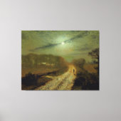 Toile John Atkinson Grimshaw - Un paysage au clair de lu (Recto)