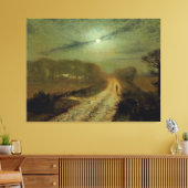 Toile John Atkinson Grimshaw - Un paysage au clair de lu (Insitu(Salon))