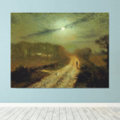 Toile John Atkinson Grimshaw - Un paysage au clair de lu (Insitu (Plancher de Bois))