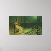 Toile John Atkinson Grimshaw - Une Jeune Fille Classique (Recto)