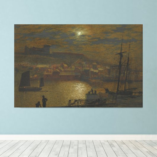 Toile John Atkinson Grimshaw - Whitby From Scotch Head (Insitu (Plancher de Bois))