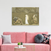 Toile John Bauer - La princesse et les trolls (Insitu(Salon))