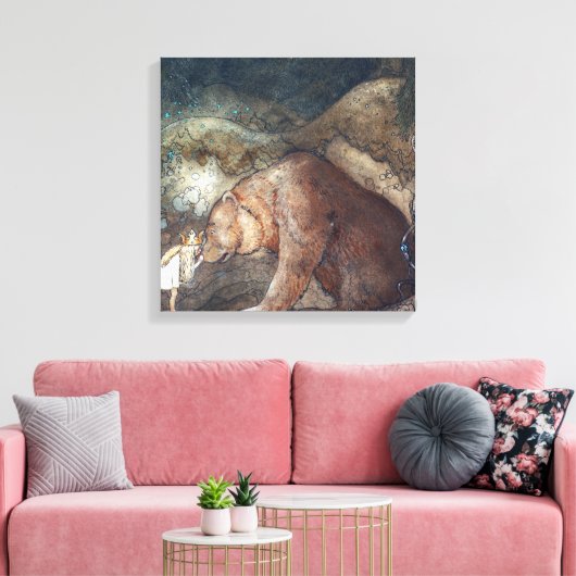 Toile John Bauer Poor Little Basse (Insitu(Salon))