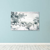 Toile John Constable | L'entrée du village de Ed (Insitu (Plancher de Bois))