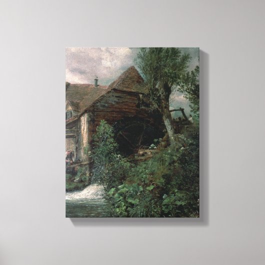 Toile John Constable | Moulin à eau à Gillingham, Dorset (Recto)