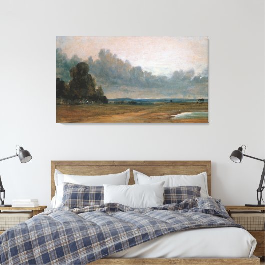 Toile John Constable Une vue de Hampstead Heath avec (Insitu(Chambre))