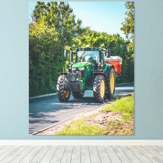 Toile John Deere sur l'A49 (Insitu (Plancher de Bois))