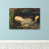 Toile John Everett Millais - Ophélie (Insitu (Plancher de Bois))