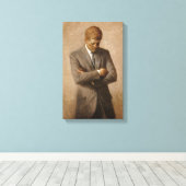 Toile John F. Kennedy Portrait (Insitu (Plancher de Bois))