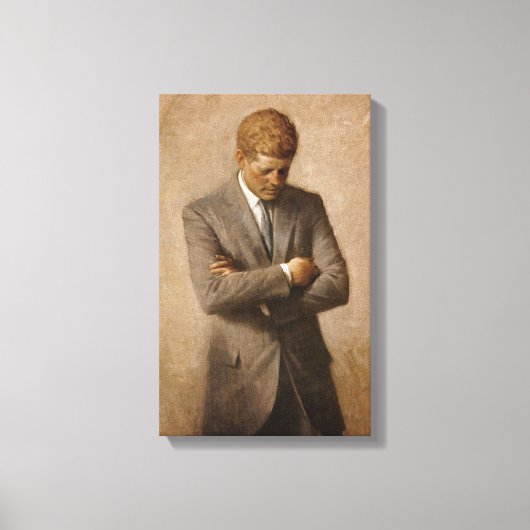 Toile John F. Kennedy Portrait (Recto)