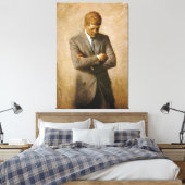 Toile John F Kennedy Portrait officiel par Aaron Shikler (Insitu(Chambre))
